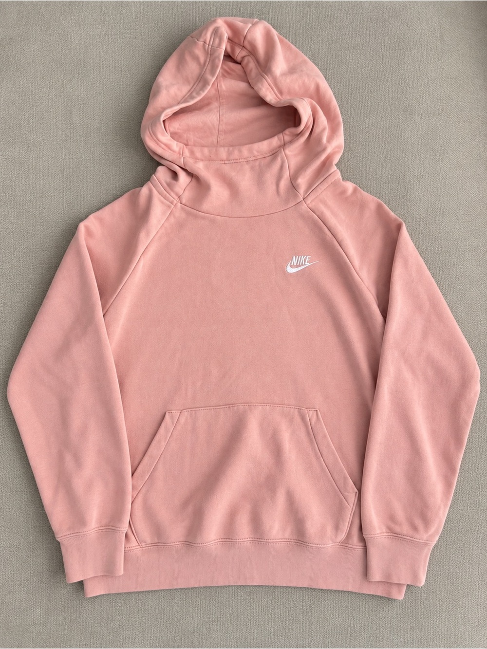 Nike Women's Pink Pullover Hoodie Medium Sweatshirt